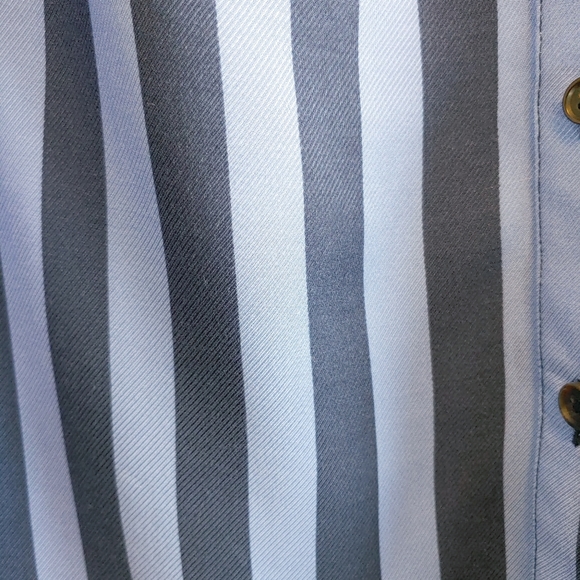 Maeve Anthropologie Breckenridge Striped Blouse Sz M - Picture 2 of 10